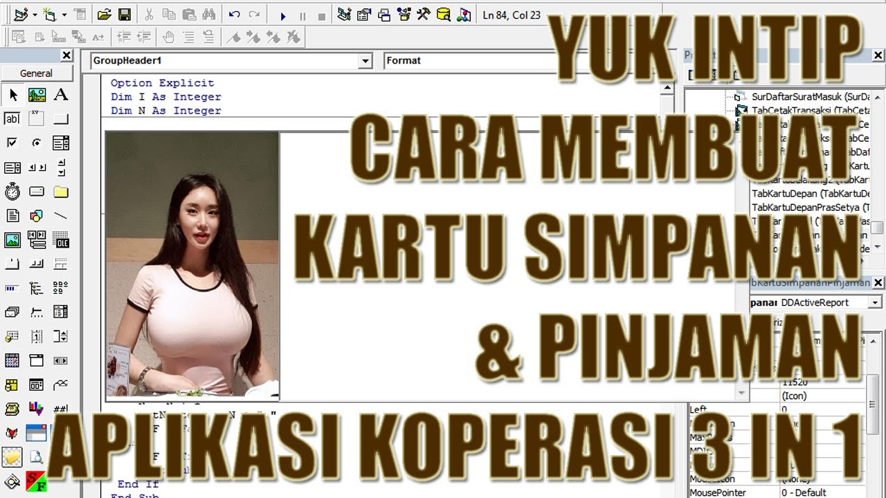 YUK INTIP - CARA MEMBUAT KARTU SIMPANAN & PINJAMAN APLIKASI KOPERASI 3 IN 1 - YouTube