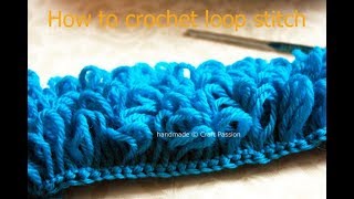 Crochet Loop Stitch