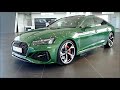 GORGEOUS NEW FACELIFT 2021 Audi RS5 (B9.5)  Sportback in Sonoma green with black optic etc..