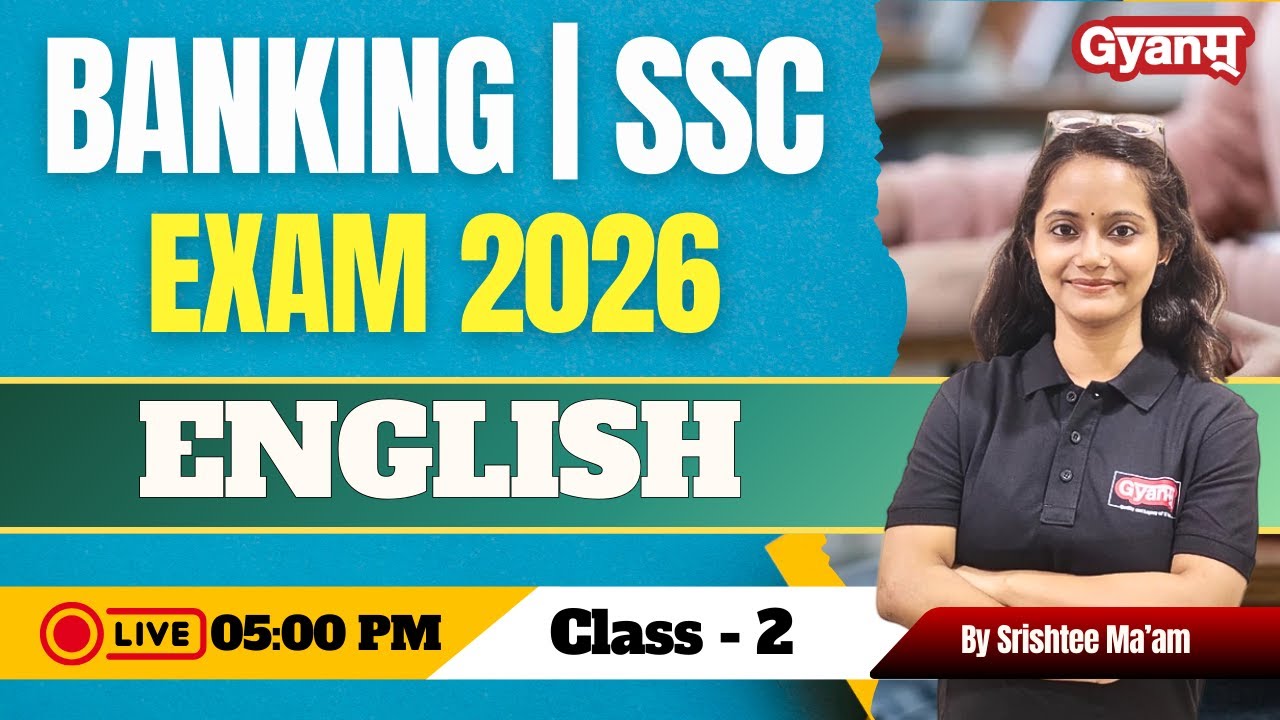 ✍️ English Classes for Bank & SSC Exam 2026 | Grammar, Vocab & Comprehension to Maximize Marks!
