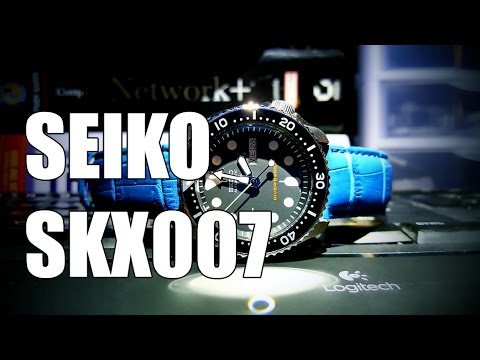 Seiko SKX007 - Review, Measurements, Lume - YouTube