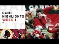 Redskins vs. Cardinals Week 1 Highlights | NFL 2018