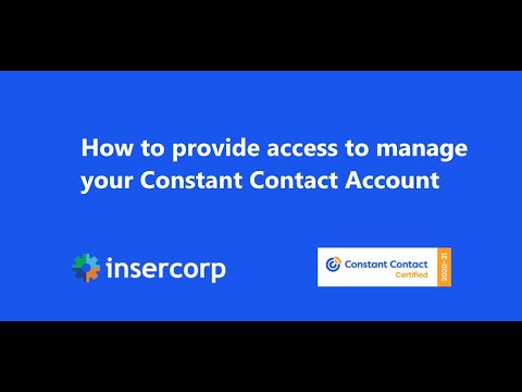 How to Enable Partner Management Access in your Constant Contact Account