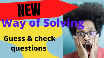 Guess and Check Math Question, Primary / Elementary Math 2022 review /math exam questions sample 1/3