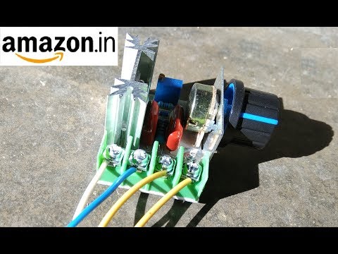 Motor Speed Controller/Light Dimmer 2KW Review || Amazon
