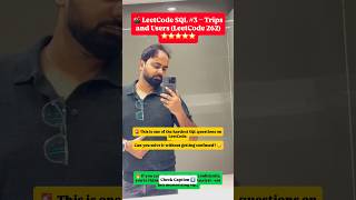 🎬 LeetCode SQL #3 – Trips and Users (LeetCode 262) ⭐⭐⭐⭐⭐🚨 This is one of the hardest SQL quest??