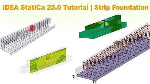 IDEA StatiCa 25.0 Tutorial | Strip Foundation Design Step-by-Step