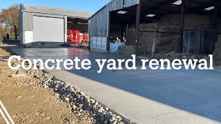 BenAdamsAgri  Free Concrete?!?!  RP15 Concrete Yard Renewal