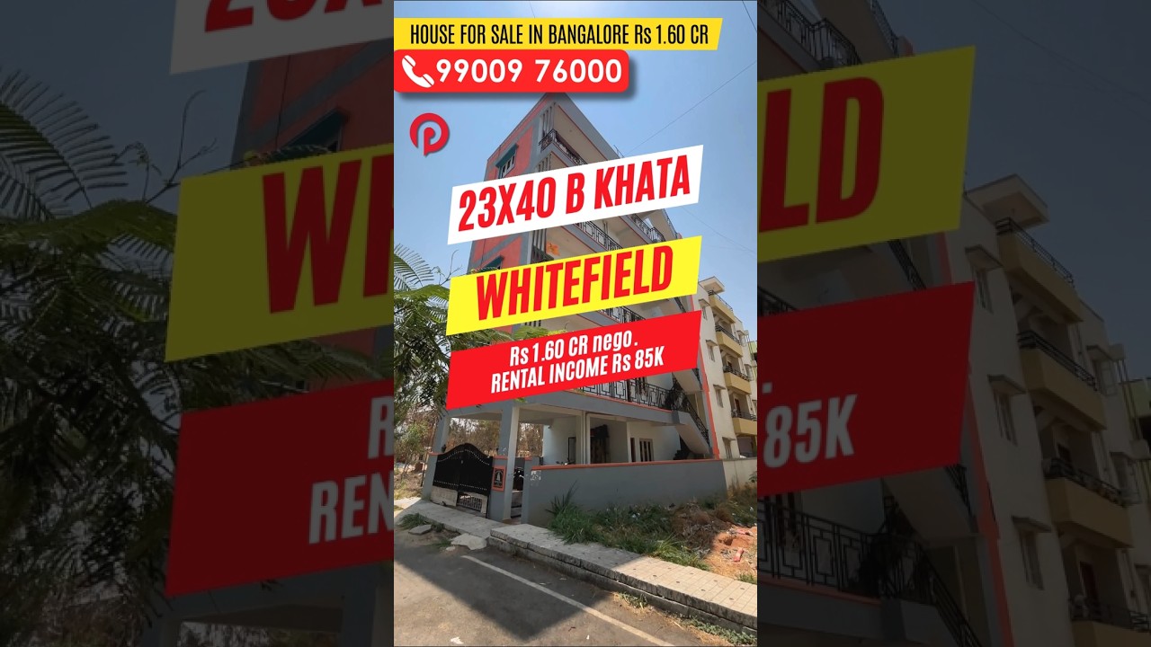 🔥House for sale in Whitefield Bangalore Property Circle 