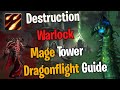 Fast & Easy Destruction Warlock Mage Tower Guide | Feltotem's Fall DPS Challenge Dragonflight