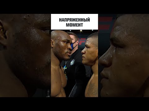 За секунды до боя Усман vs Бёрнс