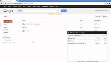 How to upload view and rename files in Google docs