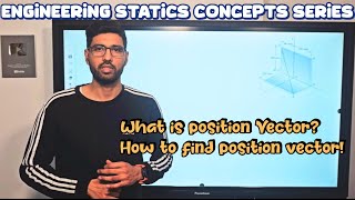 What is position vector & how to find a position vector for a given point. Engineers Academy