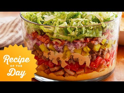 Recipe of the Day: Nine-Layer Cheeseburger Dip | Food Network