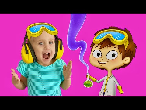 София с мамой проводят волшебные опыты