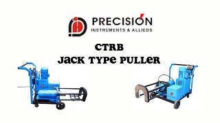 CTRB Hydraulic Jack Puller | Mounting & Dismounting from Railway Wheel Axles | Precision India