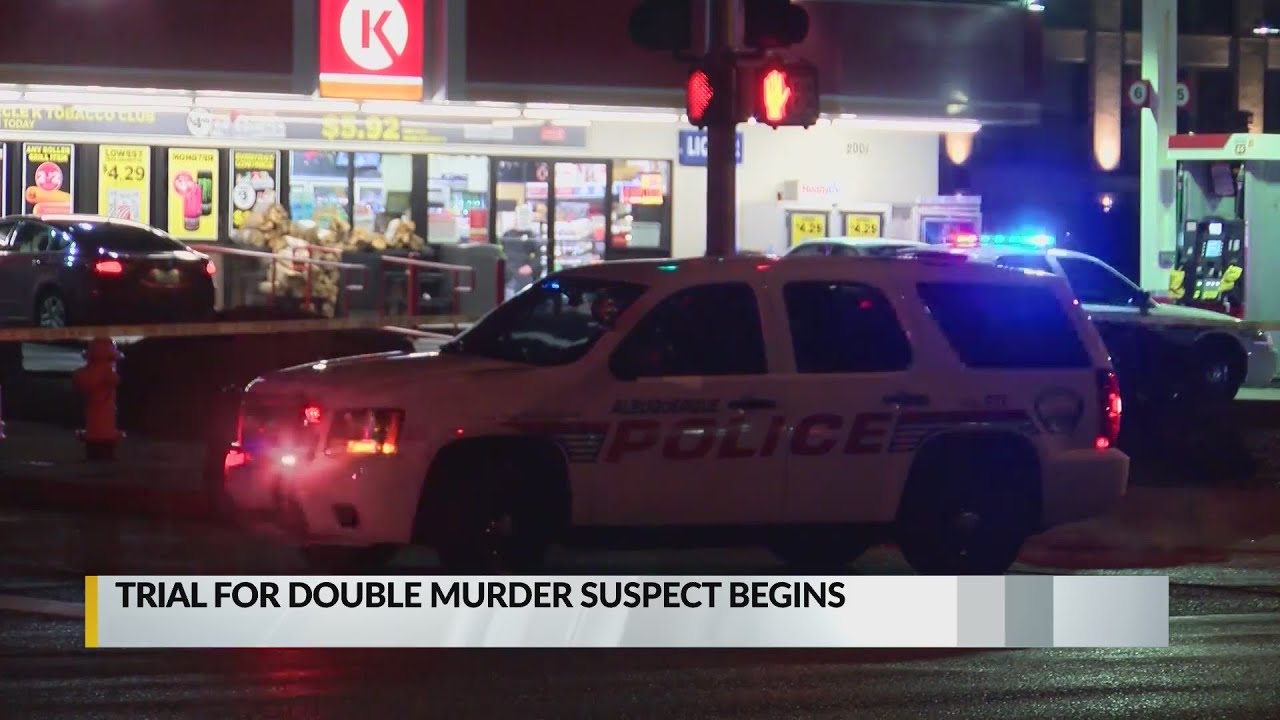 Trial for double murder suspect begins - YouTube