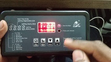 Configuração de válvula Runxin modelo F71Q1