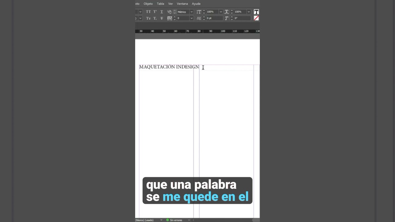 Encabezado negro en Indesign  🎨🖌️ | Curso Indesign