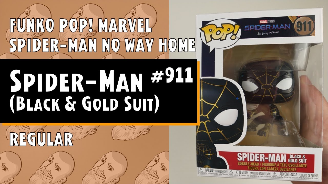 Funko POP Marvel Spider-Man No Way Home - Spider-Man Black And Gold Suit  black