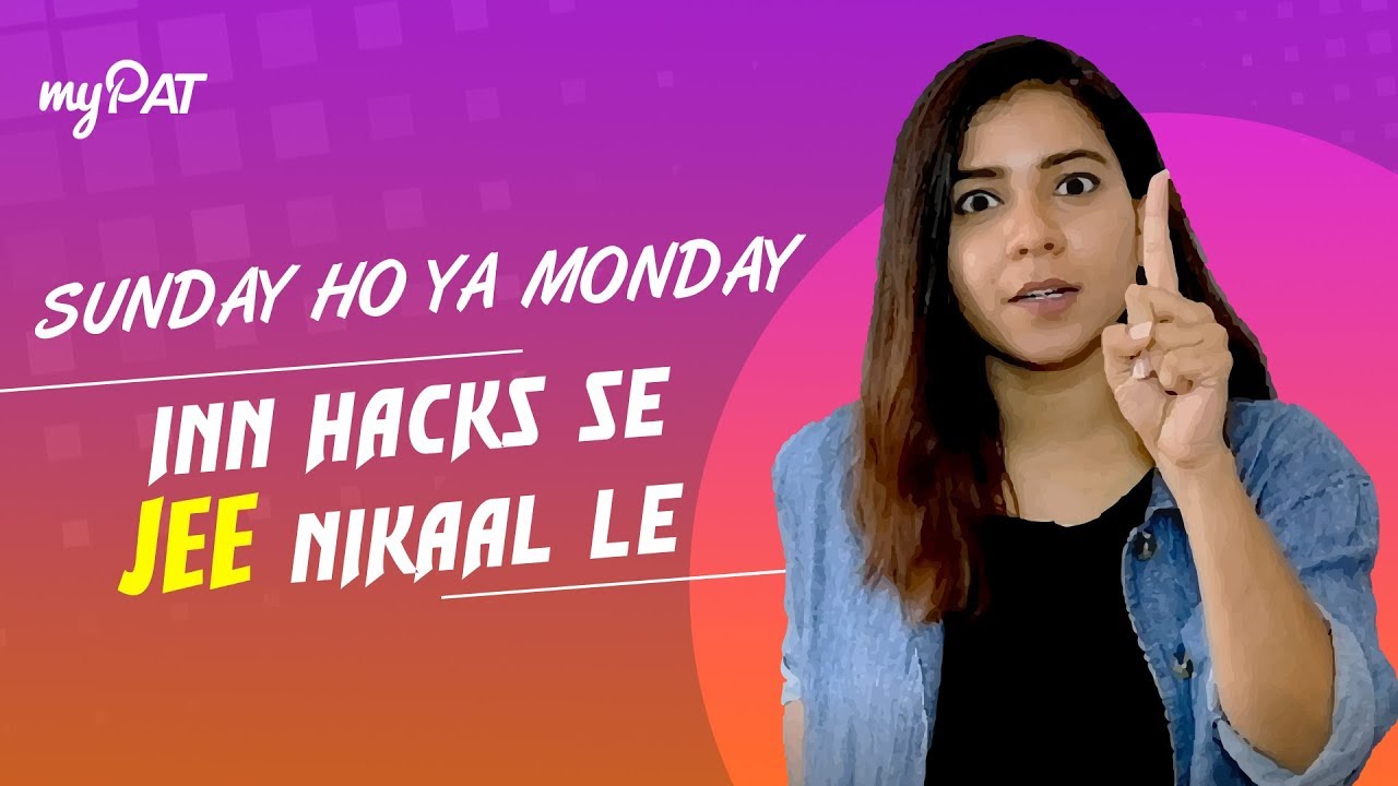 7 Lesser Known Study Hacks & Preparation Tips to Crack IIT JEE - YouTube