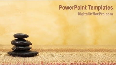 Massage Therapy PowerPoint Template Backgrounds - DigitalOfficePro #02340W