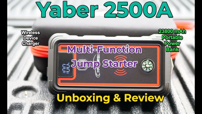 Yaber Battery Jump Starter: Review and Test 