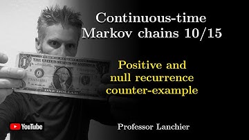 14-10. Continuous-time Markov chains - Positive and null recurrence counter-example.