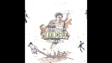 Top 5 Strongest Invincible Variants | Invincible Edit #invincible #shorts #edit