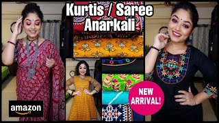 ⭐Amazon Kurti Haul⭐Kurtis/Saree/Anarkali Starts@500/-⭐New Arrival for Summer⭐Kurti Haul⭐Vaishali