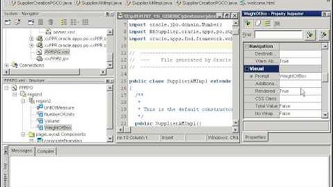 Partial Page Rendering - Oracle OAF Training Part 9