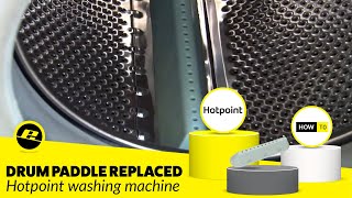 How to Replace a Washing Machine Drum Paddle in a Hotpoint Washer