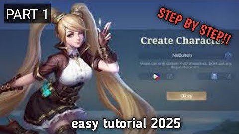 How to create a new account in Mobile legends without downloading resources