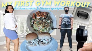 My First Gym Workout! New Fitness Watch & Earbuds, Cowboy Turkey Burgers screenshot 2