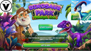 Dinosaur Park – Primeval Zoo (by upjers GmbH) Gameplay Android/iOS