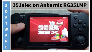 Overview of pre game screen on 351elec on anbernic rg351mp