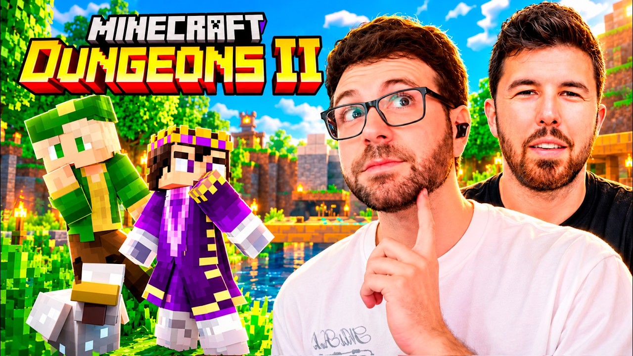 Mi primera vez en MINECRAFT DUNGEONS 2 (Con Willyrex) #1