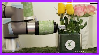 Florabot is using robotic arms to make floral arrangements