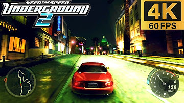 Need for Speed: Underground 2 - Stage 1- Part 1 - Mazda MX-5 - 4K 60FPS - Remastered