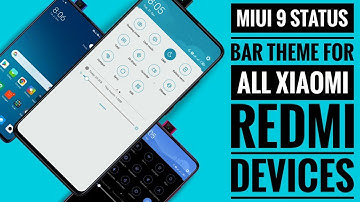 Miui 9 Status Bar for All Redmi and Xiaomi Devices | Best Status Bar Theme for Miui 11 | Miui 12