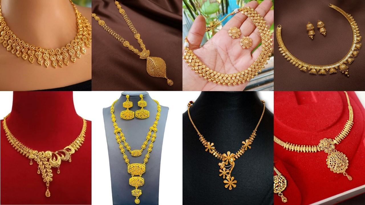 Новейшие дизайны золотых украшений 2026 года | Элегантная, модная коллекция для повседневного нош...