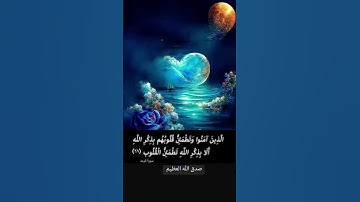 سورة الرعد اية (٢٨)