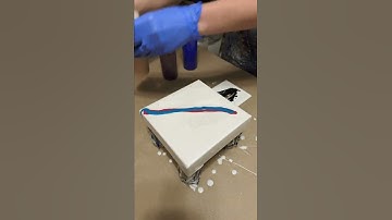 Acrylic pouring Swipe tools! #acrylicpouringtools