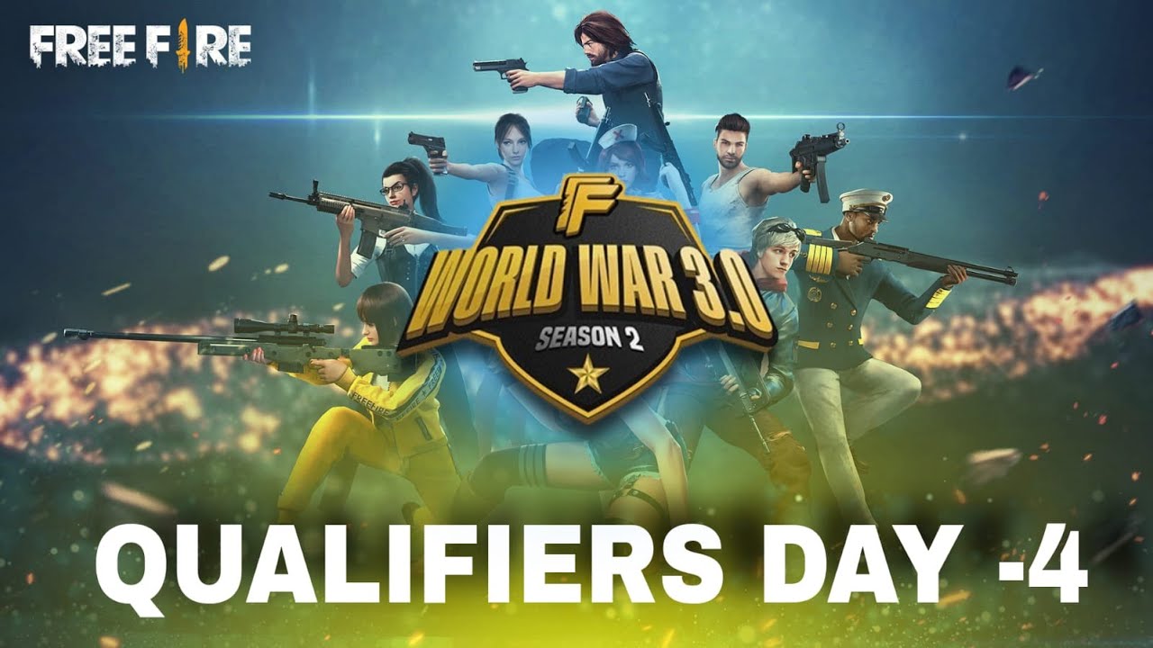 FREE FIRE WORD WAR SESON TWO QUALIFIERS DAY 4 LIVE 