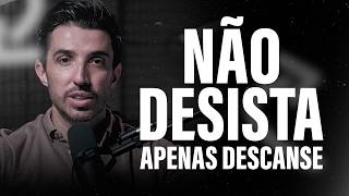 YouTube thumbnail: NÃO SINTA CULPA, APENAS DESCANSE