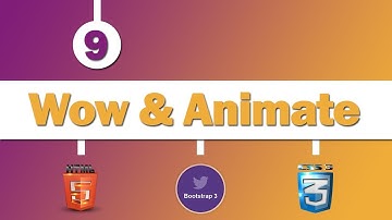 9 - ( Design Template ) Wow.js Plugin & Animate css