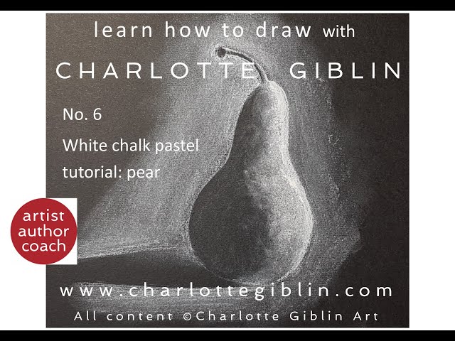 KOH-I-NOOR white chalk for blending, coloured drawing tutorial