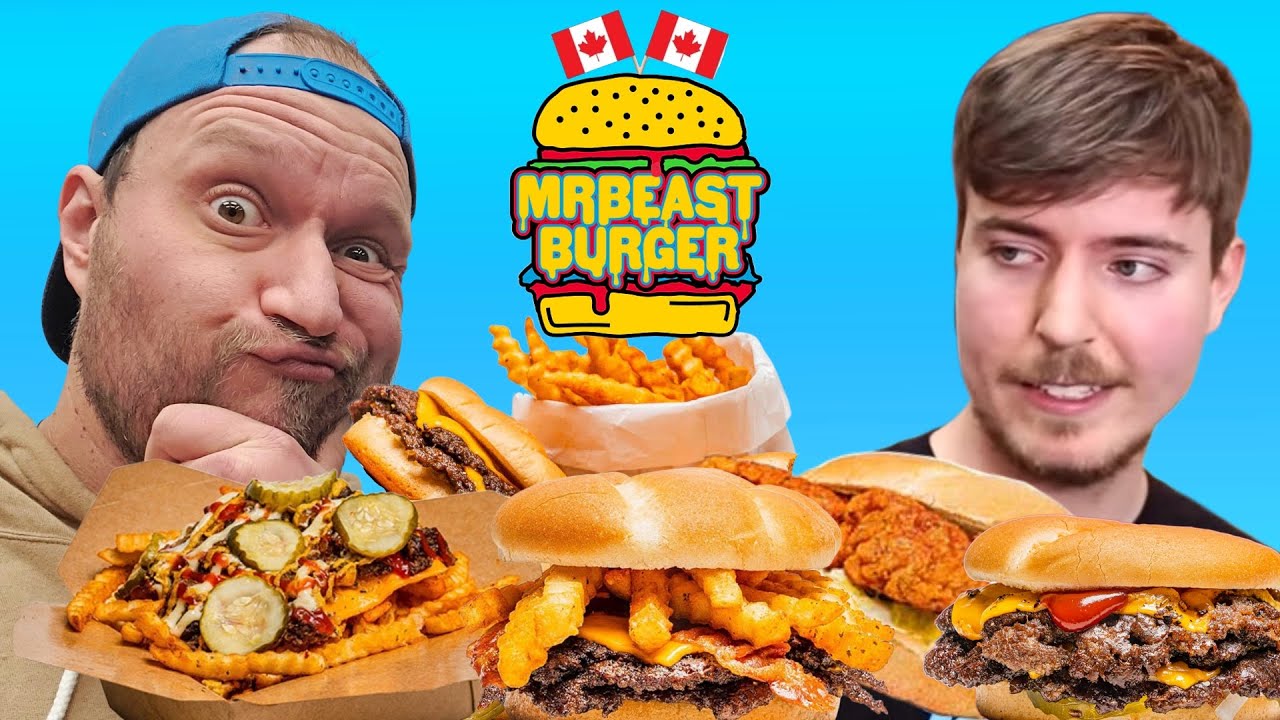 pic Mr Beast Burger Menu youtube.