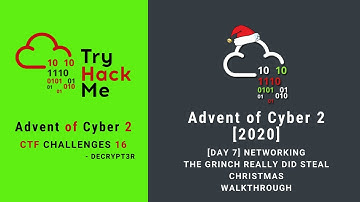 Advent of Cyber 2 [2020] - Day 7 Networking The Grinch Really Did Steal Christmas | Decrypt3r
