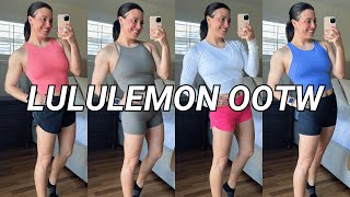 LULULEMON OUTFITS OF THE WEEK | outfits for high-intensity workouts!